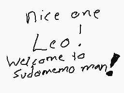 Drawn comment by Matt★
"Nice one Leo! Welcome to Sudamemomani!"
