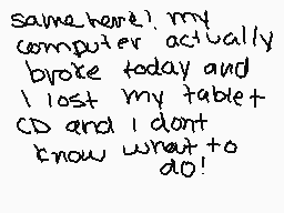 Drawn comment by XNeonWolfX