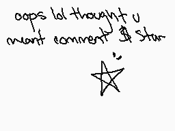 Drawn comment by CrimFlower