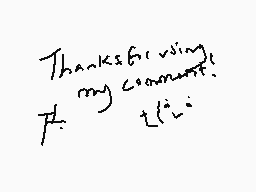 Drawn comment by tatami