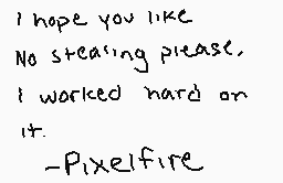 Drawn comment by PixelFire