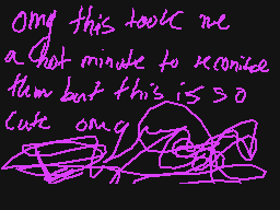 Drawn comment by SadQu33n☔
"Omg this took me a hot minute to recognize them but this is so cute omg"