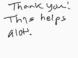 Drawn comment by Tayah