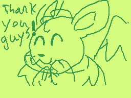 Drawn comment by flipy😃😃
"Thank you guys!"