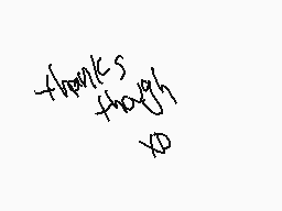 Drawn comment by Pewdiepie♥
"thanks though x"