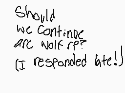 Drawn comment by Music♪Wolf