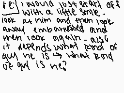 Drawn comment by el bistec♥