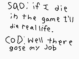 Drawn comment by kirby x