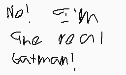 Drawn comment by Batman