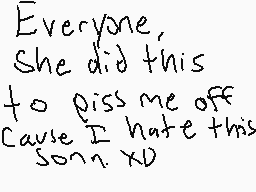 Drawn comment by R♠ven