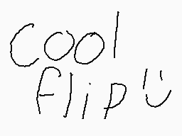 Drawn comment by Wulf
"cool flip"