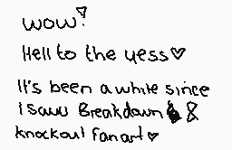 Drawn comment by ☆“Brök€n”☆