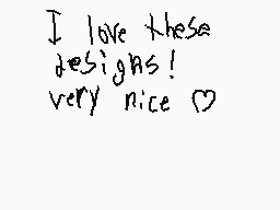 Drawn comment by Asterburns
"I love these designs! very nice √"