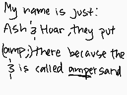 Drawn comment by •Ash&Hoar•