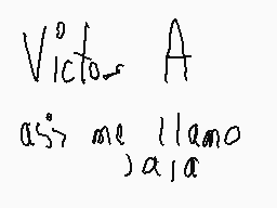 Drawn comment by Banksy
"Victor A as> me ||amo ) a/a"