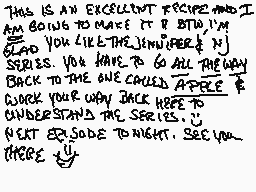 Drawn comment by mom