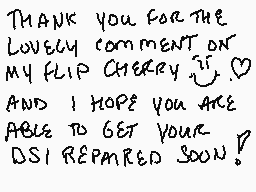 Drawn comment by mom