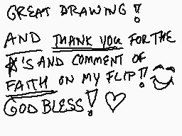 Drawn comment by mom