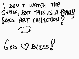 Drawn comment by mom