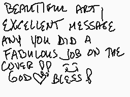 Drawn comment by mom