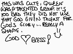 Drawn comment by mom