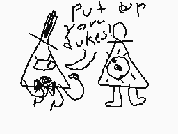 Drawn comment by Katnotes
"Put dukes!"