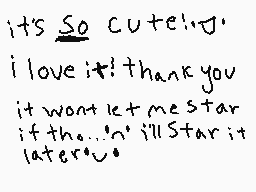 Drawn comment by Kën○bi♥B○○