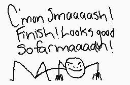 Drawn comment by SwaggyBoii