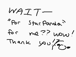 Drawn comment by StarPanda