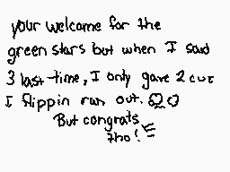 Drawn comment by OⓁives