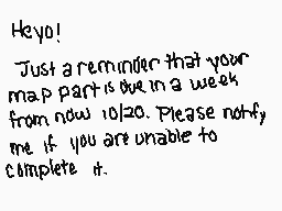 Drawn comment by OⓁives