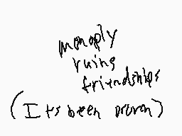 Drawn comment by 〒3¢hÑ◎w0Ⓛ£
"manipuly ruling friendships (Its been wrong)"