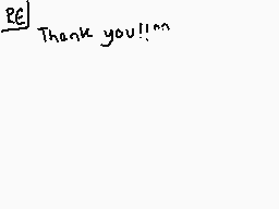 Drawn comment by wolfire
"Thank you!"
