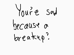 Drawn comment by blue blob