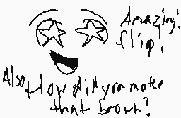 Drawn comment by blue blob