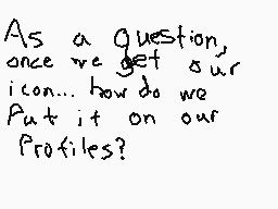 Drawn comment by Travis