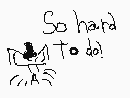 Drawn comment by TopHat Cat