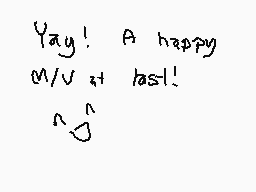 Drawn comment by Sudofox
"Yay! A happy m/v at last! :)"