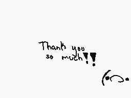 Drawn comment by 「ABEL」
"Thank you so much!!"