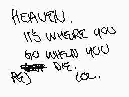 Drawn comment by •P0LITE•