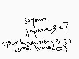 Drawn comment by ArmyTrash∞