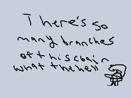 Drawn comment by Phoney
"There's so many branches of this chain what the hell"