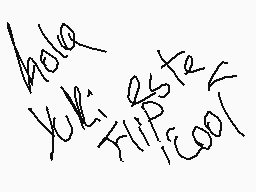 Drawn comment by 😃kevin😃
"hola yuki este flipper"
