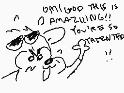 Drawn comment by “MADMAN”