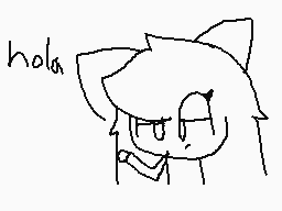 Drawn comment by ☆♥kitty♥★
"hola"