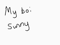 Drawn comment by Gibaverse
"My boi: Sunny"