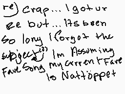 Drawn comment by Bonnie078