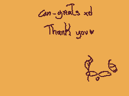 Drawn comment by m ○ r i☆
"con-gratulations Thank you"