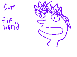 Drawn comment by Sneldon3DS
"Sur Flip world"