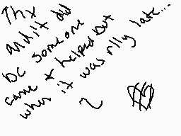 Drawn comment by SKILLET♥er